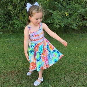 Beautiful floral Rare Editions dress. Girl’s Size 5